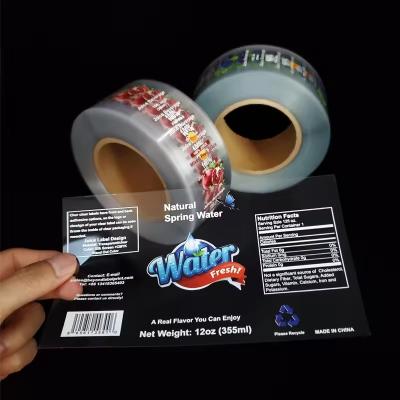 CMYK Printing Custom Adhesive Transparent Vinyl Sticker Plastic Clear Labels